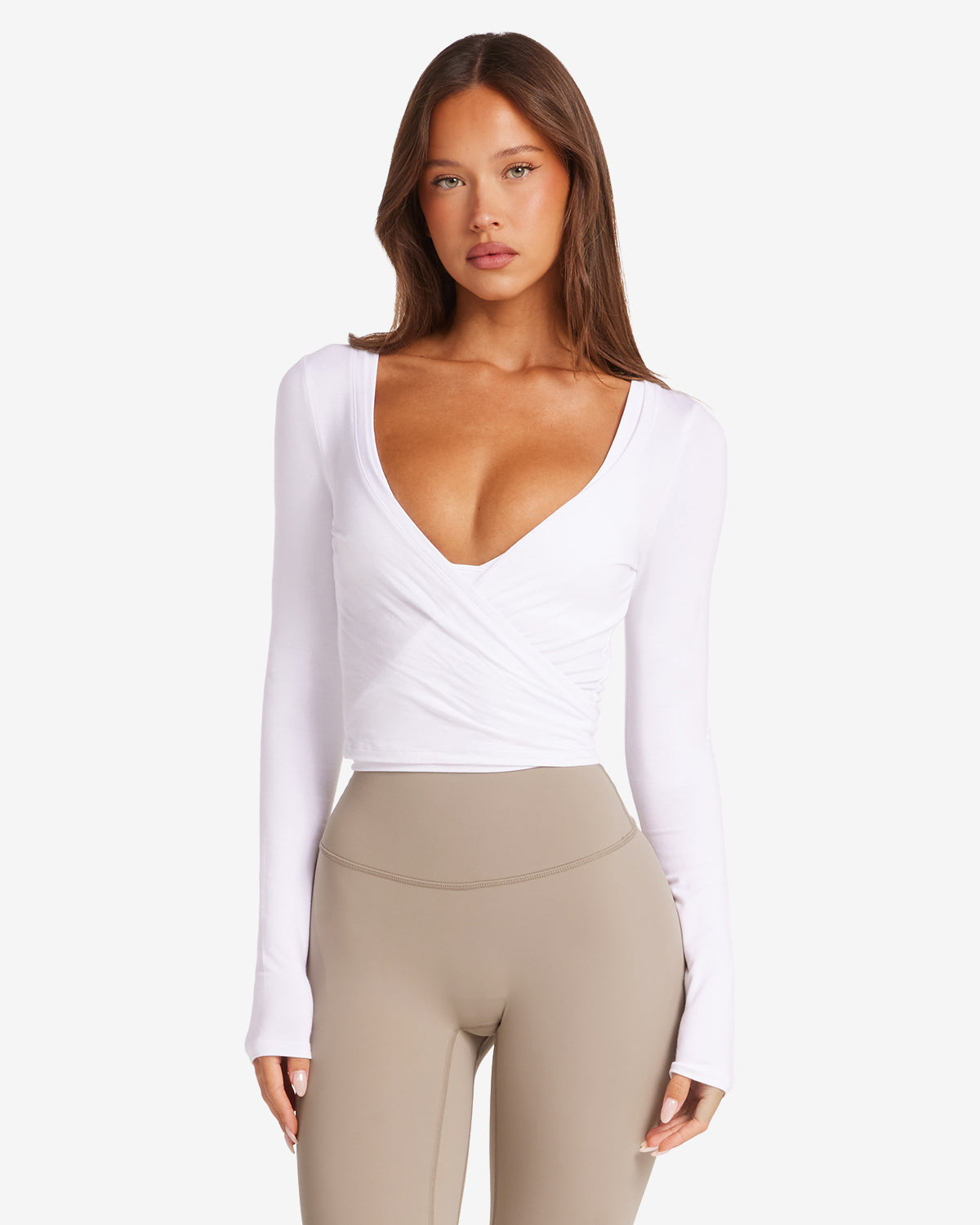Snatched Wrap Top