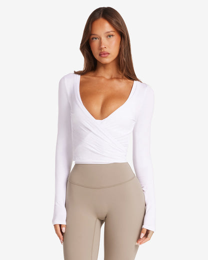 Snatched Wrap Top
