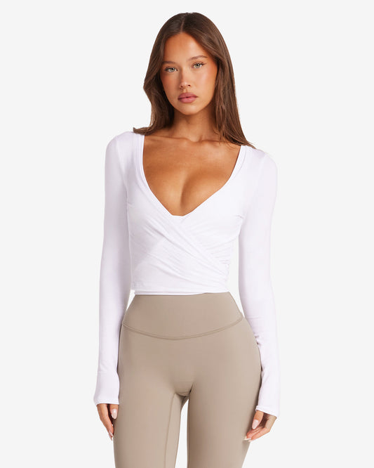 Snatched Wrap Top