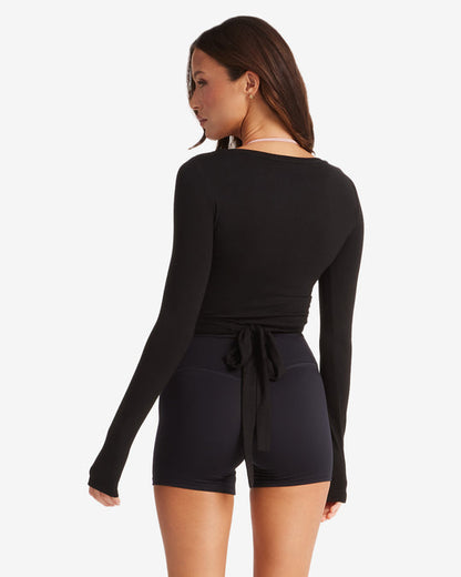 Snatched Wrap Top