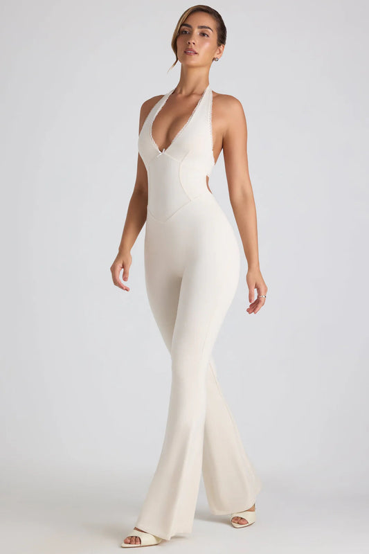 Snatched Flare Jumpsuit