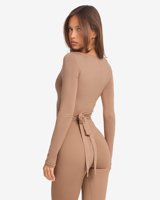 Snatched Wrap Top