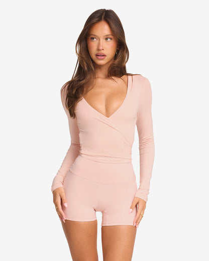 Snatched Wrap Top