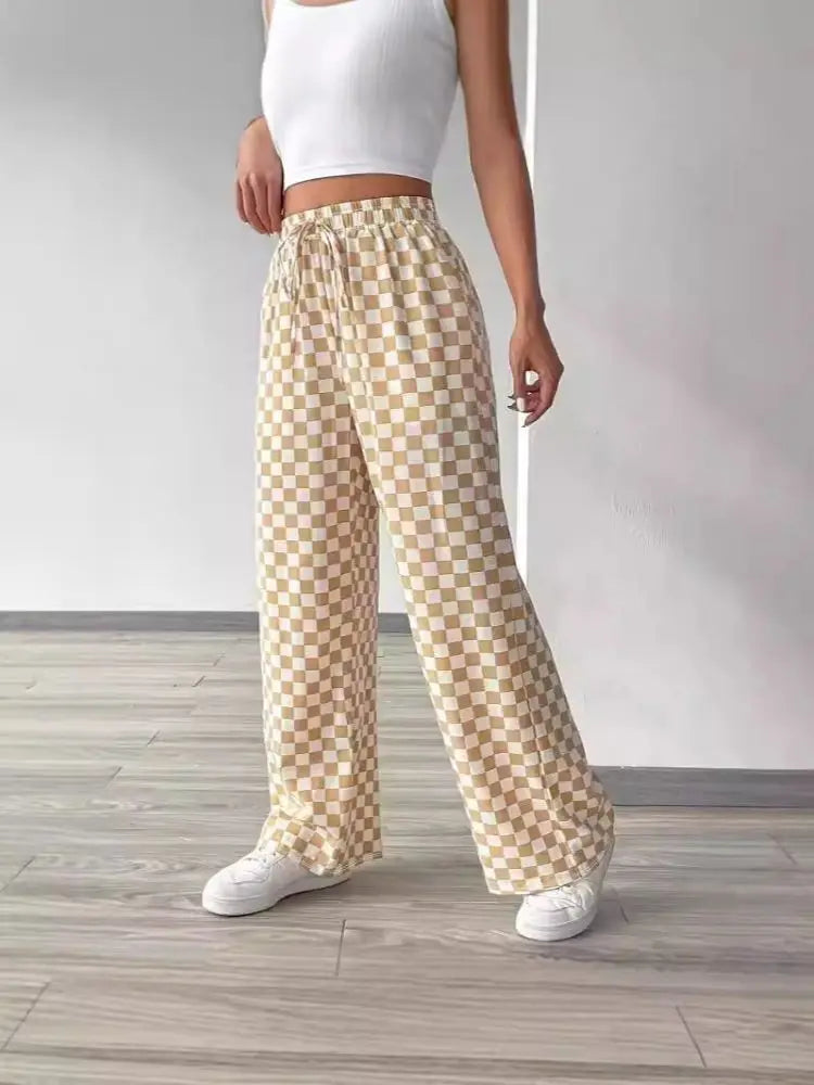 Snatched Checkered Pants